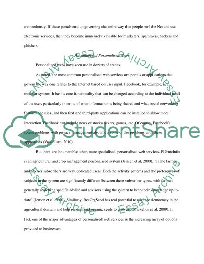 Literature Review on Personalized Web Improvement