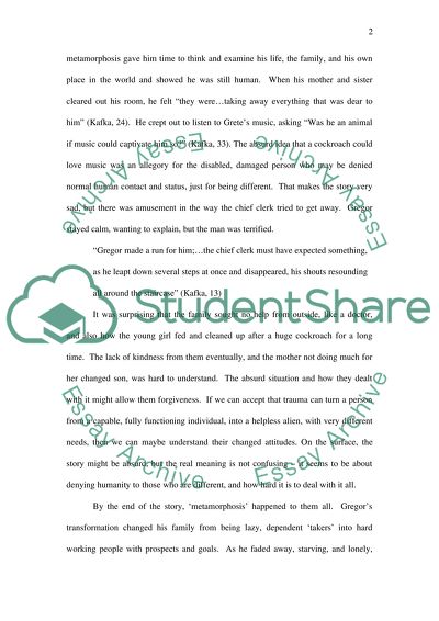 The Metamorphosis by Franz Kafka