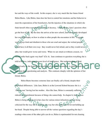 Differences and Similarities Between Jane Eyre, Helen Burns, and Mr. Brocklehurst