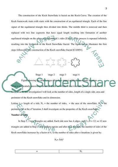 Kochs snowflake paradox: infinite perimeter and finite area