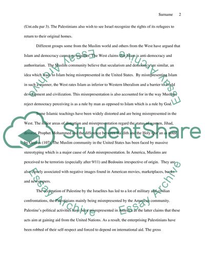 Palestinian perspective: justice and peace