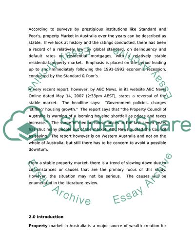 Analysing the Impact of Taxes and Other Influencing Factors on Housing Prices in Australia