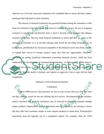 Forces of Financial Services Sector Competitiveness