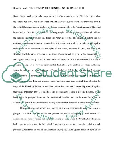 The Leadership of Kennedy and the Patriotism of Americans