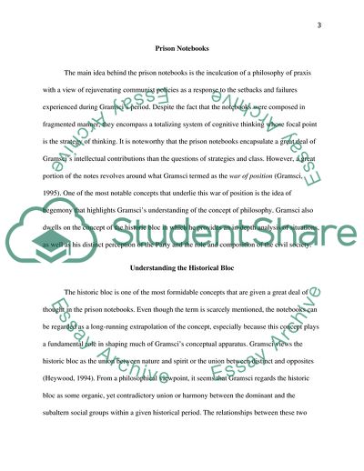 Gramscis Theory of Hegemony