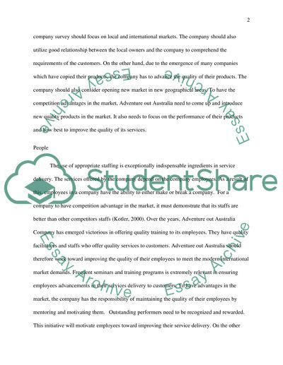 Marketing Plan for Adventure Out Australia