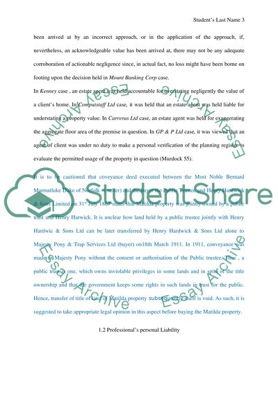 Professional Liability in Advising Others in the UK