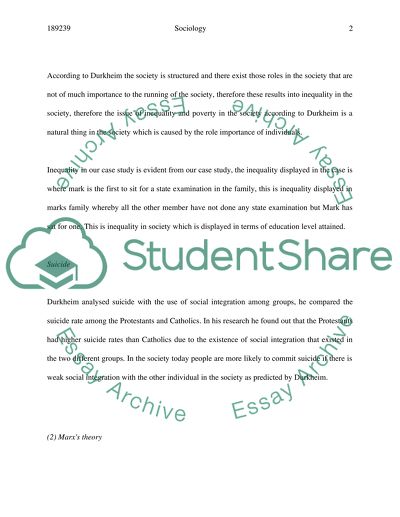 Durkheim theory of social function