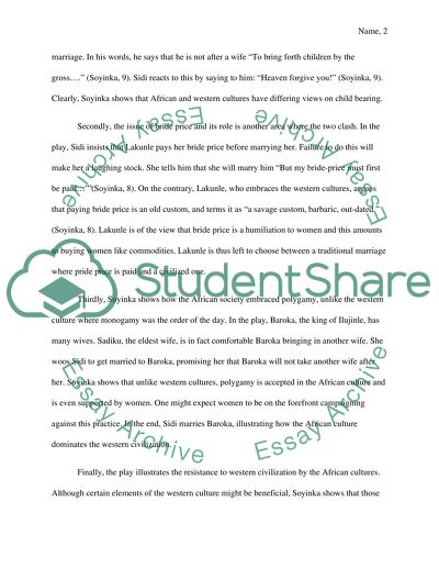 Lion and the Jewel byWole Soyinka