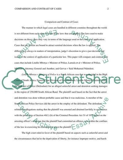 COmpare and Contrast