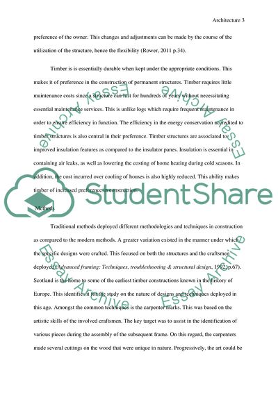 Approaches to Timber Framing in Architecture
