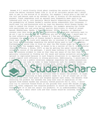 Case Analysis - Greene Gardens