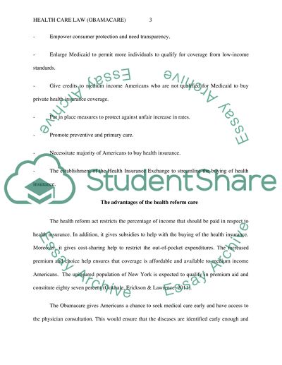 The Importance of Obamacare