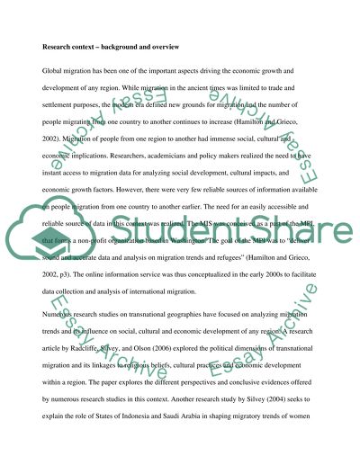 Transnational Geographies