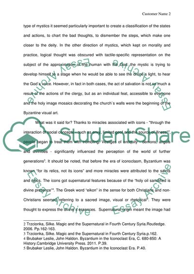 Cult of Image of Supernatural Origin