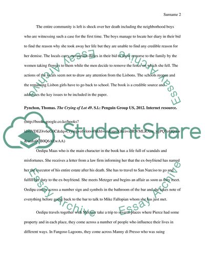 The Virgin Suicides Critique