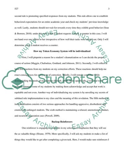 Token Economy System