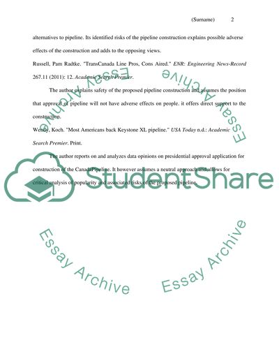 Pipeline Should not Be built