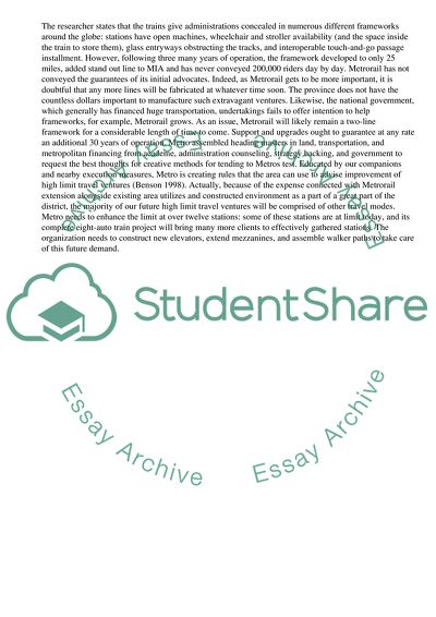 The Mass Transit Railway Corporation and Miami Metrorail