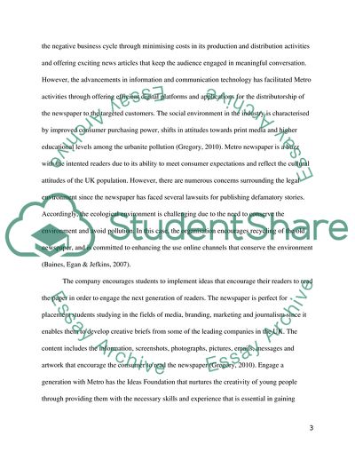 Engage of a Generation with a Metro Placement