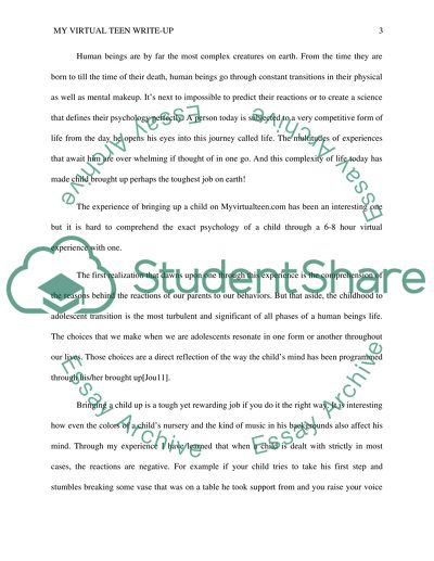My Virtual Teen Write-Up