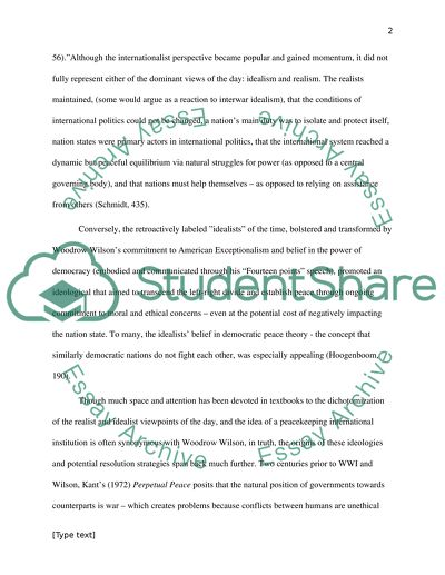 Peace Can Be Secured through International Law and Institutions