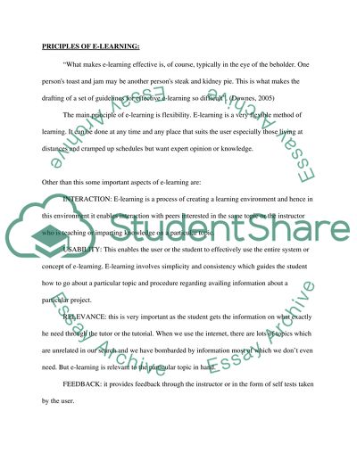 Creating Collaborative E-Learning Environment