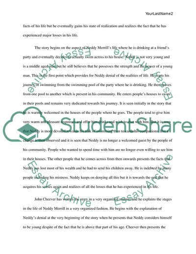 The Swimmer by John Cheever