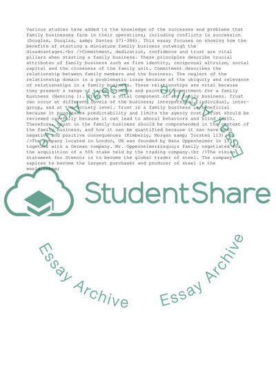 The Need for the Incorporation of Family Business Models into the Economy