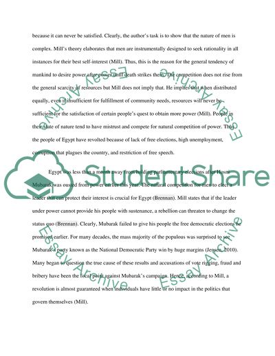 Political Instability in Egypt