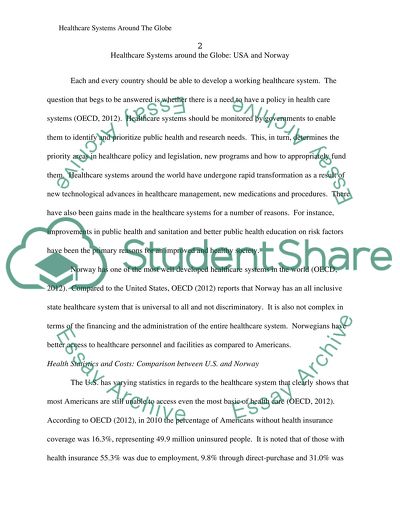 Healthcare Systems Around The Globe