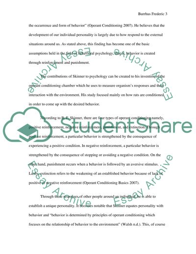 Burrhus Frederic Skinner in APA Style