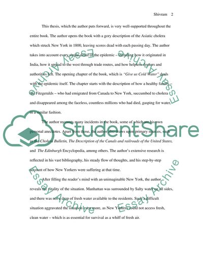 Period Of Water Issues In The History Of New York