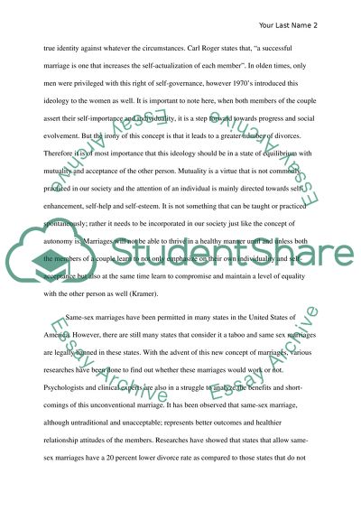 The Increasing Rate of Divorces