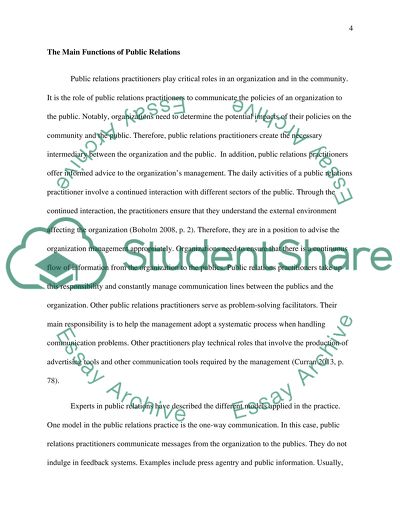 The Key Public Relations Issues in the Contemporary Era