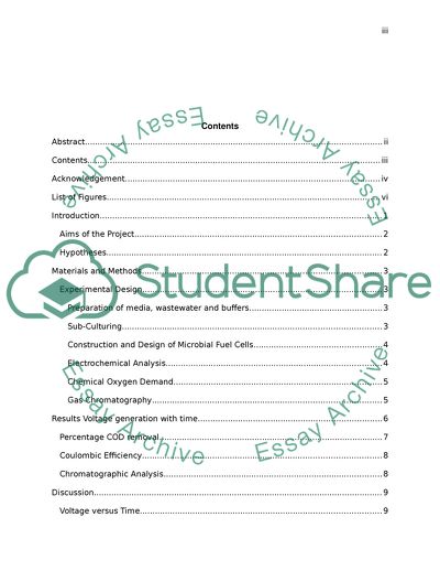 Biotechnology-Microbial Fuel Cells
