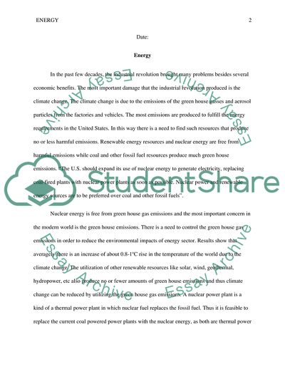 Climate Change Because of the Industrial Revolution