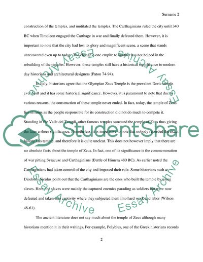 Temple of Zeus at Akragas, Agrigento