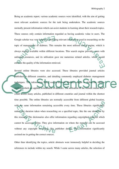 Management of the Diabetes
