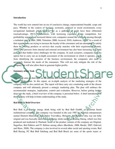 Red Bull: Market Analysis