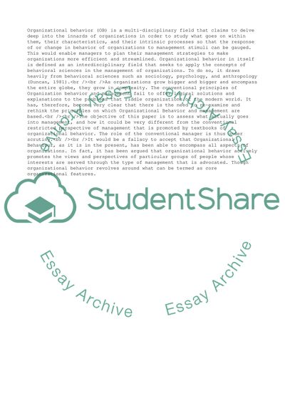 Rethinking Management