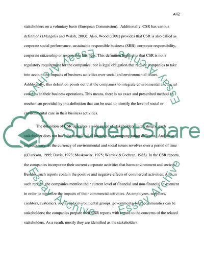 The Evolution of the Corporate Social Performance Model