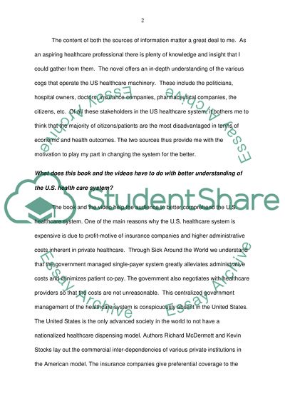 The Eleventh Hour and Sick Around the World: U.S. Healthcare