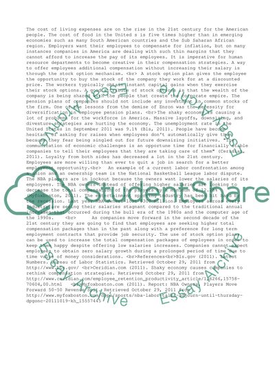 How do you Pay for Performance in a downward economy