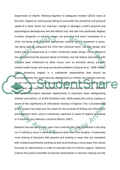 Childrens Social Work and its Key Issues