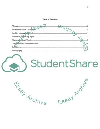 Conflict Resolution at General Hospital