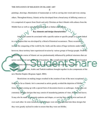 The Influence of Religion on Islamic Art