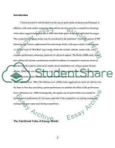 Dump the Energy Drinks