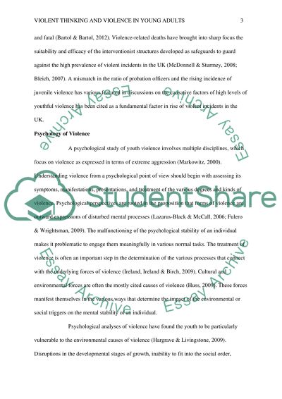 The Problem of Youth Violence in the United Kingdom