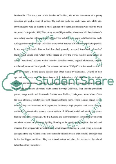 Gidget by Frederick Kohner and Tales of the City by Armistead Maupin